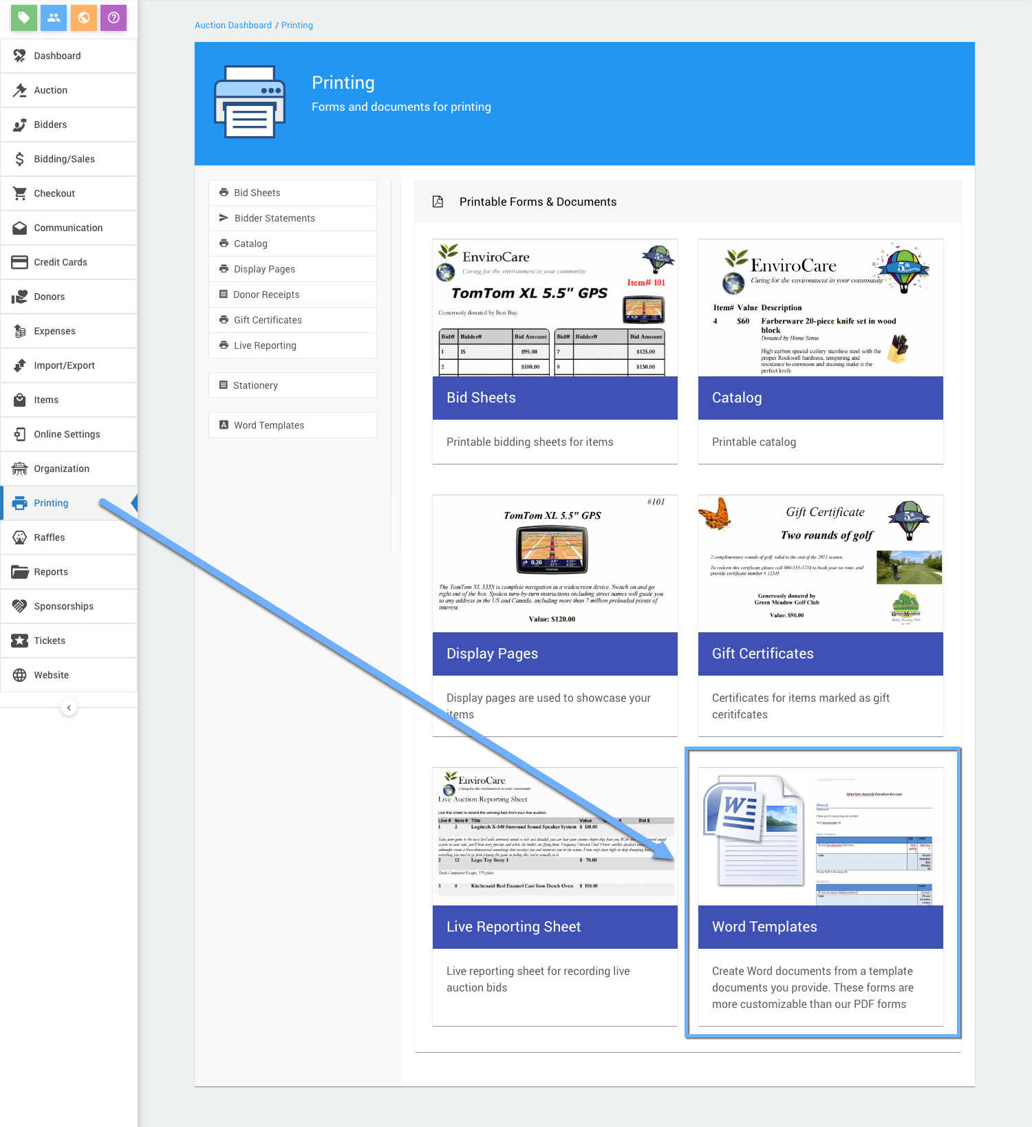 Word Documents | Auctria